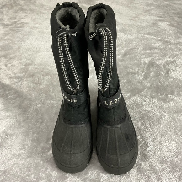 L.L. Bean Kids' Black and Camo Snow Boots - Picture 2 of 7